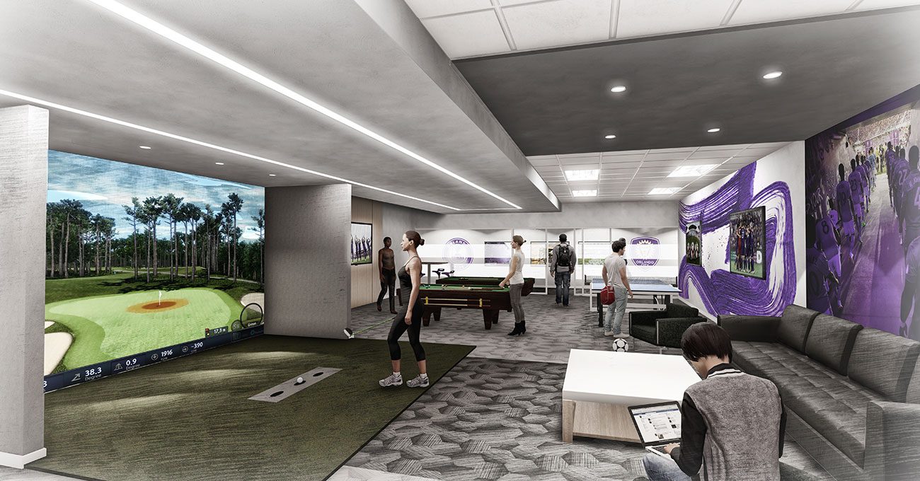 Orlando City Soccer Training Facility_Kissimmee FL_inside render